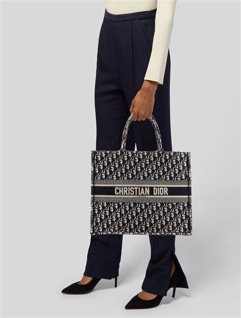 christian dior large book tote
